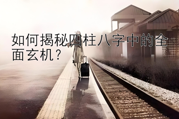 如何揭秘四柱八字中的全面玄机？